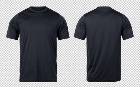 Black sport t-shirts front and back mock... | Premium Psd #Freepik #psd #fashion Black T Shirt Front And Back, Plain Black T Shirt Front And Back, T Shirt Mockup Front And Back, T Shirt Template Front And Back, Mockup Camisa, Mock Up T Shirt, T Shirt Front And Back, Newspaper Fashion, Plain Black T Shirt