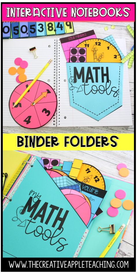 Math Tool Kit, Interactive Math Notebooks, Elementary Math Classroom, Math Tools, Math Notebook, Math Interactive, Math Interactive Notebook, Math Manipulatives, Math Intervention