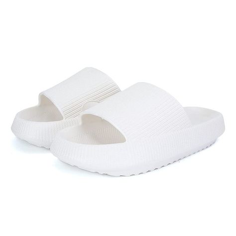 Rubber Slippers, Cloud Cushion, Winter Slippers, On Clouds, Walking On Clouds, Slip And Fall, Wave Pattern, Comfortable Sandals, House Slippers