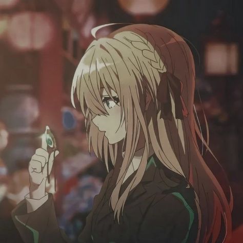 Violet Evergarden, An Anime, Anime Character, Violet, Blonde, Green, Hair, Anime