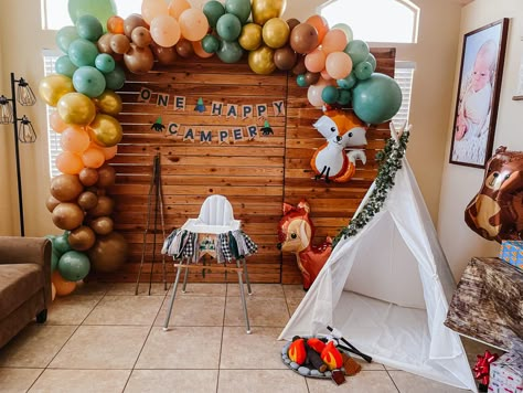 One Happy Camper First Birthday Balloons, One Happy Camper Balloon Garland, Happy Camper Balloon Arch, One Happy Camper First Birthday Backdrop, National Park Balloon Arch, Happy Camper Balloon Garland, Camping Birthday Backdrop, Camping Balloon Garland, Happy Camper Backdrop