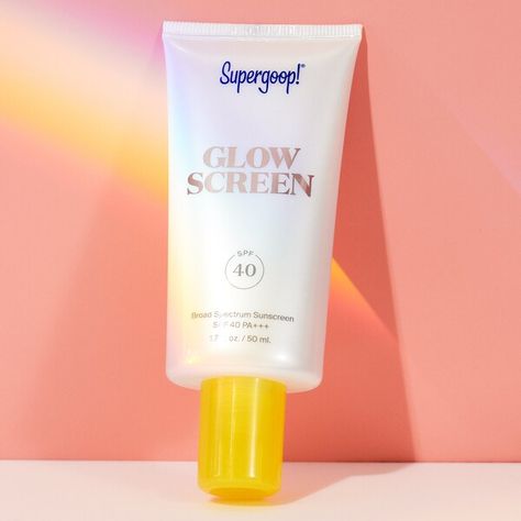 Supergoop Glowscreen, Sephora Beauty, Skin Prep, Daily Skin Care Routine, Broad Spectrum Sunscreen, Vitamin B5, Without Makeup, Spf Sunscreen, Perfect Skin