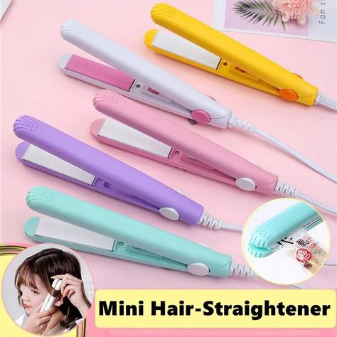 355.96PKR 85% OFF|Mini Hair Straightener Curly and Straight Hair Supplies Thermostatic Electric Ceramic Curling Iron National standard double flat| | - AliExpress Hair Irons, Mini Hair Straightener, Straightening Comb, Hair Straightener And Curler, Iron Hair, Hair Straightening Iron, Straighten Iron, Hair Supplies, Ceramic Hair