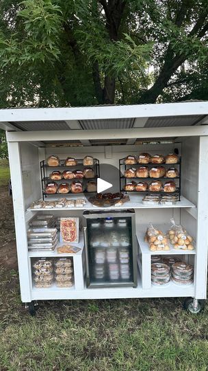 24K views · 39K reactions | Bakery Cart is OPEN today from 7am til SOLD OUT! 716 S Forewood Dr Arkansas city, KS | Casey Lynn’s Kitchen | Shania Twain · Man! I Feel Like A Woman! Bakery Cart, Cottage Bakery, Home Bakery Business, Arkansas City, Tea Cookies, Shania Twain, Home Bakery, Bakery Business, Farm Stand