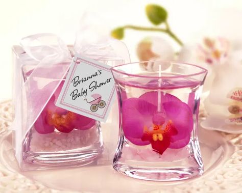 How to make GEL candles - HubPages Diy Candle Favors, Making Gel Candles, Gel Candle Diy, Gel Wax Candles, Baby Shower Candle Favors, Hand Dipped Candles, Candle Dipping, Clear Candles, Spa Candle