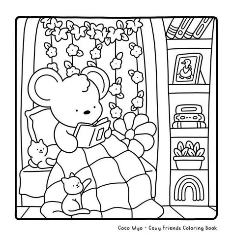 Things To Print Out To Color, A4 Coloring Pages, Coloring Pages To Print Aesthetic, Bookstore Coloring Pages, Simple Cute Coloring Pages, Bobbie Coloring Pages, Cartoon Coloring Pages Free Printable, Self Care Coloring Pages, Coloring Pages Coco Wyo