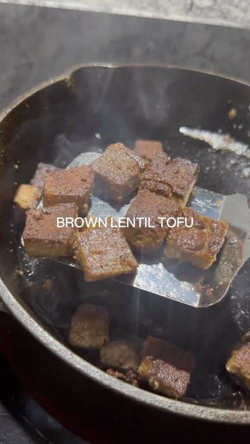 Green Lentil Tofu, Brown Lentil Tofu Shawarma, Brown Lentil Tofu Recipes, Vegan Brown Lentil Recipes, Brown Lentil Tofu, Lentil Tofu Recipes, Lentil Tofu, Tofu Seasoning, Soy Tofu