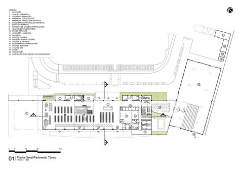 Gallery of Fortaleza Maritime Passenger Terminal / Architectus S/S - 25 Seaport Terminal Floor Plan, Cruise Terminal Architecture, Terminal Design, Terminal Bus, Sea Port, Architecture Design Drawing, Floor Plan Layout, Site Plan, Design Drawing