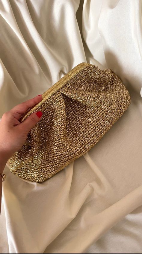 Glitter Clutch Bag, Hand Knit Bag, Glitter Clutch, Crochet Bag Pattern Free, Bag Pattern Free, Handmade Clutch, Wedding Clutch, Crochet Fashion Patterns, Handbag For Women