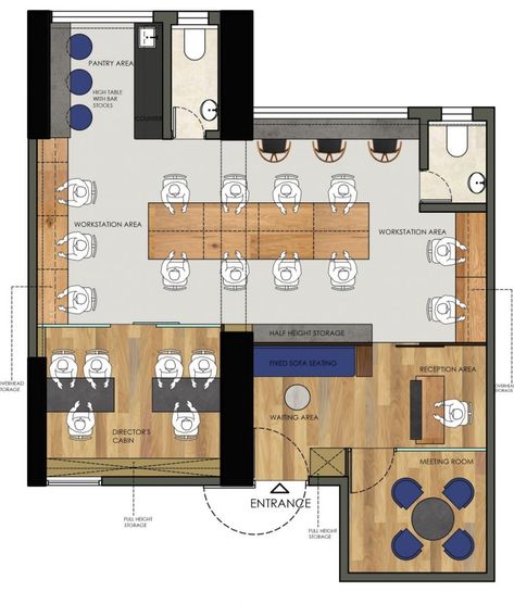 Office Workshop Design, Corporate Office Plan Layout, Office Plans Architecture, Office Planning Layout, Architects Office Design, Architect Office Plan Layout, Architects Office Plan, Office Furniture Layout Floor Plans, Architect Office Interior Design Modern