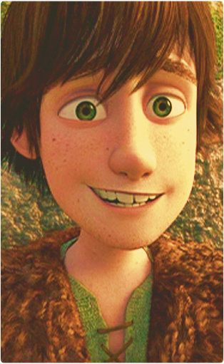 Hiccup's green eyes and smile. Love it! XD Dragon Hiccup, Deadly Nadder, Httyd Hiccup, Follow The Light, Toothless Night Fury, Facial Expressions Drawing, Crooked Smile, Httyd 2, Httyd 3