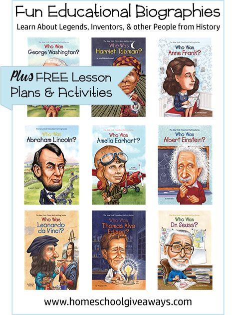 who-was-series FREE lesson plans and activities Teaching History, Inventors, Homeschool Social Studies, Free Lesson Plans, Homeschool History, Homeschool Art, History Projects, Study History, Famous Americans