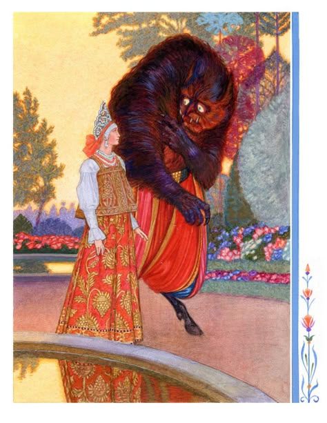 Slavic Folklore, Fairytale Illustration, Arte Inspo, Fairytale Art, Russian Art, Pics Art, The Beast, Dark Art, Beauty And The Beast