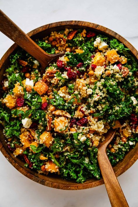 Butternut Squash Kale Salad