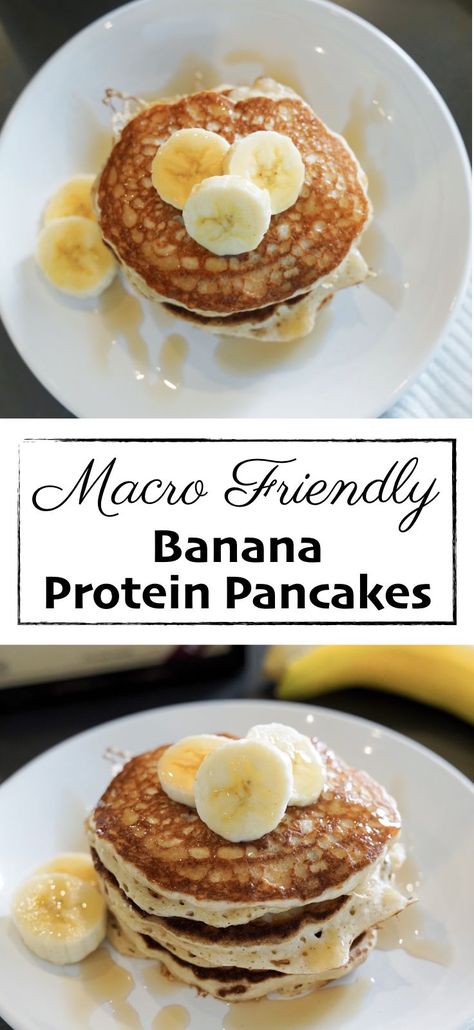 Kodiak Cakes Recipe, Pancakes Protein, Post Workout Meal, Iifym Recipes, Banana Protein Pancakes, Workout Protein, Banana Protein, Macro Friendly Recipes, Kodiak Cakes