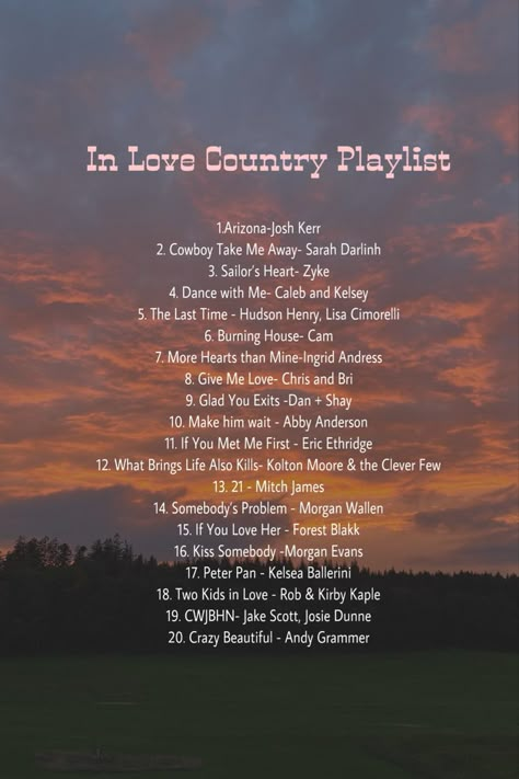 Country Music Songs List, Country Songs For Him, Couples Playlist Songs, Country Love Aesthetic Playlist Cover, Love Songs Country, Love Songs Playlist 2023, Country Songs About Love, Country Songs That Remind Me Of Him, Best Country Songs Playlist