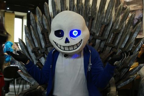 Sans Mask Cosplay (with LED) Sans The Skeleton, Sans Mask, Sans Cosplay, Best Characters, Undertale Sans, The Skeleton, Polyurethane Foam, Carnival Face Paint, Skeleton