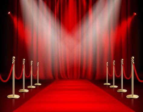 Free vector awards show red carpet path ... | Free Vector #Freepik #freevector Red Carpet Background, Curtain Background, Red Carpet Wedding, White Stairs, Red Carpet Party, Red Carpet Runner, White Carpet, Carpet Sale, Red Curtains