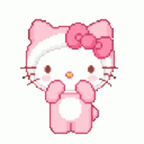 Hello Kitty Gif, Hello Kitty Hearts, Hello Kitty Desenho, Kitty Gif, Pixel Gif, Hello Kitty Y2k, Pink Wallpaper Hello Kitty, Gif Wallpaper, Arte Gif