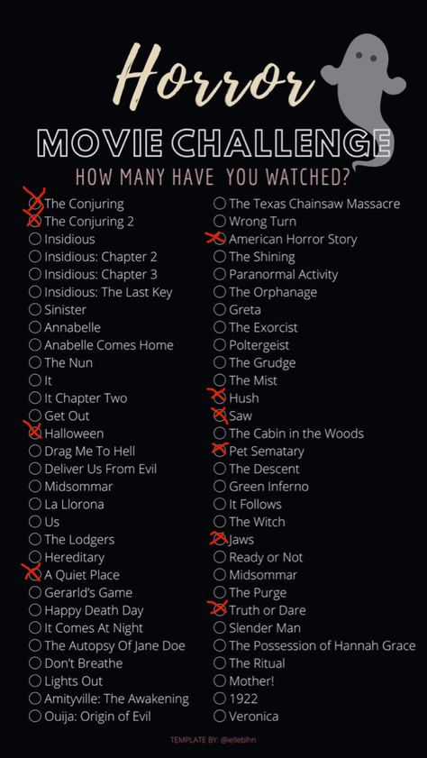 Horror Movie Challenge, Must Watch Netflix Movies, Scary Movie List, Scary Movies To Watch, Movie Challenge, Top Horror Movies, Horror Movies On Netflix, Horror Movies List, Netflix Horror