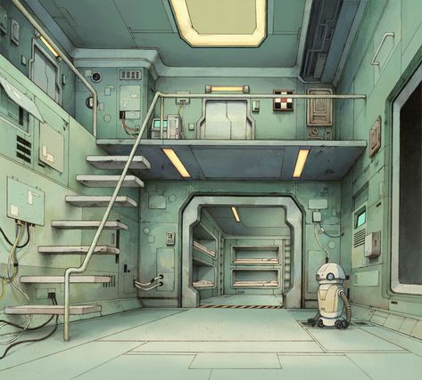 Futuristic Interior Concept Art, Abandoned Space Station, Alien Architecture, Scifi Room, Robot City, Scifi Environment, Scifi Interior, Interior Concept Art, Character Background