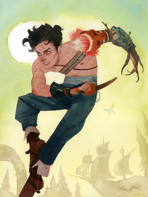 Peter Pan Concept Art, Kevin Wada, Concept Art Character Design, Peter Pan Art, Interesting Characters, Art Character Design, Fantasy Concept, Fantasy Stuff, Digital Paintings