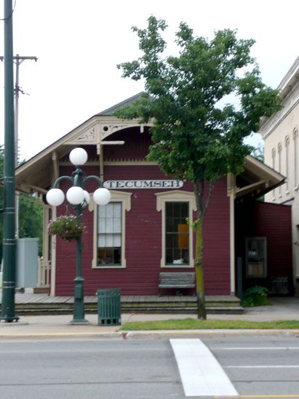 Tecumseh, Lenawee County, Michigan. Tecumseh Michigan, Lake Garden, Vintage Michigan, Train Depot, Train Stations, School Class, Pure Michigan, Dundee, Small World