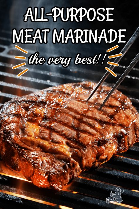 Meat Marinade Recipes, Easy Steak Marinade Recipes, Best Marinade, Flavored Vinegars, Bbq Marinade, Steak Marinade Recipes, Garlic Steak, Beef Marinade, Meat Marinade