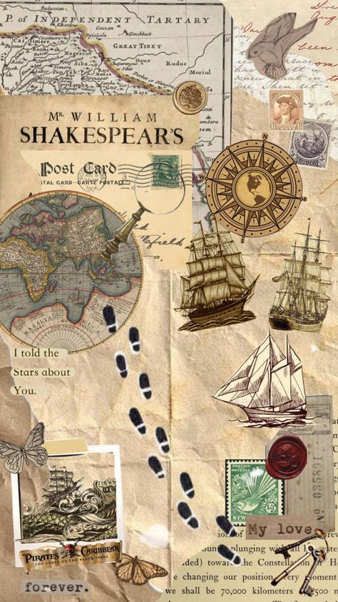 #pirateslife #map #scrapbookaesthetic History Posters Aesthetic, Map Making Aesthetic, History Scrapbook Ideas, History Aesthetic Wallpaper, History Core, Map Scrapbook, Aesthetic Map, Deep Sea Diver Art, History Scrapbook