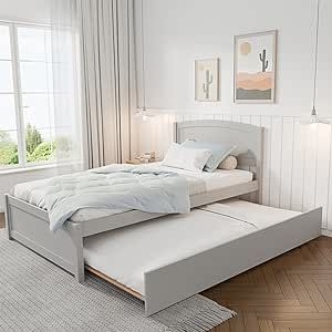 Twin Bed Sofa, Trundle Bed Twin, Day Bed With Trundle, Pop Up Trundle, Trundle Bed Frame, Twin Trundle Bed, Solid Wood Bed Frame, Twin Trundle, Twin Size Bed Frame