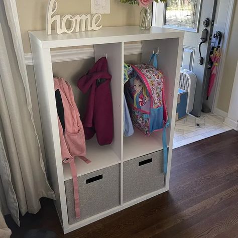 #TargetStyle : guest review : Target Finds Kids Backpack Storage, Backpack Station, Decorative Bookshelf, School Bag Storage, 6 Cube Organizer, Decorative Bookshelves, House Organisation, Backpack Organization, Cubby Storage