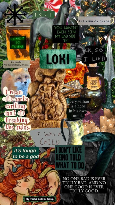 #wallpaper #channeledwallpaper #wallpaperlockscreen #norsedeity #deityworship #wallpapershuffles #channeledwallpaper #shopsmall #smallbusinesscontentcreator #loki Loki Jotun, Loki Norse Mythology, North Mythology, Loki Mythology, Loki And Sigyn, Loki Aesthetic, Loki Wallpaper, Trippy Iphone Wallpaper, Loki God Of Mischief