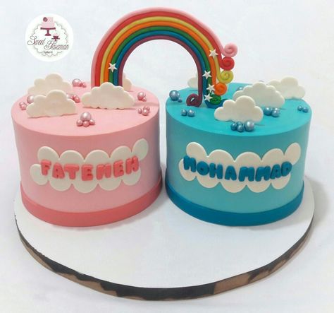 Cake Designs For Twins Boy And Girl, Twin Boy And Girl Birthday Cake, Birthday Cake For Twins Boy And Girl For Kids, Twin Birthday Cakes Boy And Girl, 2 In 1 Cake For Boy And Girl, Double Birthday Cake Boy And Girl, Twin Cakes Ideas Boy And Girl, Cake For Twins Boy And Girl, Twins Cake Design