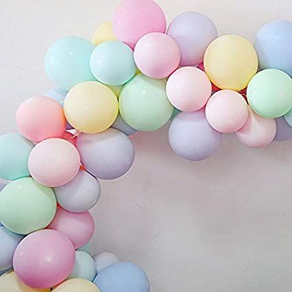 Birthday Theme Balloons, Pastel Theme Birthday, Pastel Rainbow First Birthday, Easter Gender Reveal, Balloon Tower, Rainbow First Birthday, Pastel Baby Shower, Balloon Wedding, Baby Birthday Decorations