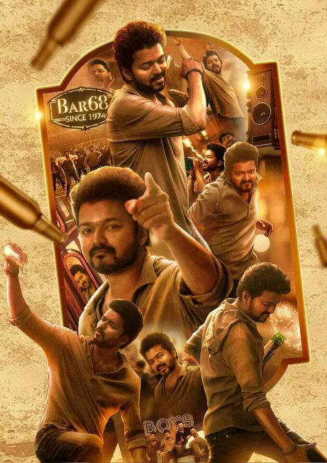 Goat Movie Images, Goat Thalapathy Vijay, Goat Vijay, Goat Movie, Ilayathalapathy Vijay Cute Images, Vijay Actor Hd Images, Joseph Vijay, Ilayathalapathy Vijay, Famous Indian Actors