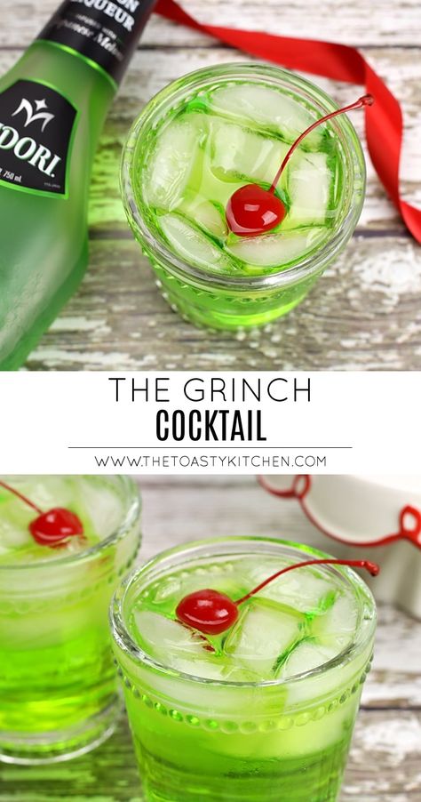 Margaritas, Grinch Punch Cocktail, Christmas Alcholic Drinks, The Grinch Cocktail, Grinch Cocktail, Easy Holiday Drinks, Grinch Drink, Xmas Cocktails, Grinch Punch