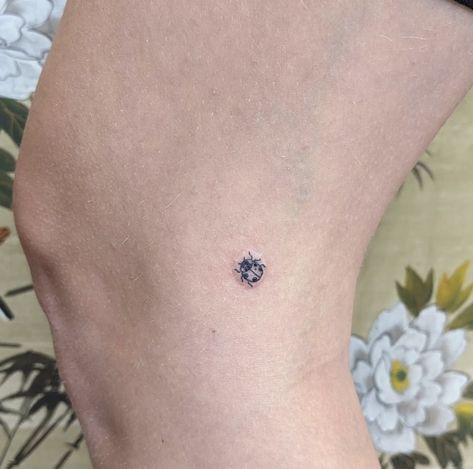 tattoosbytiger Tiny Ladybug Tattoo, Ladybird Tattoo, Skin Doodles, Body Markings, Ladybug Tattoo, Lady Bug Tattoo, Cute Tats, Bug Tattoo, Pigs Fly