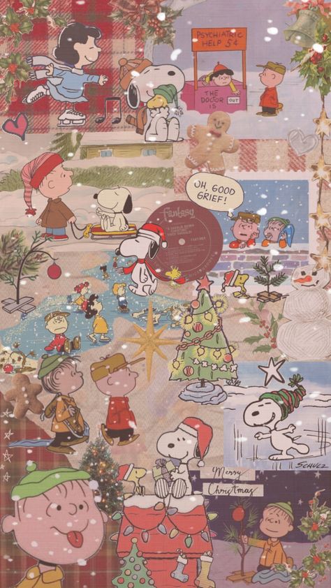 Christmas time is here…🎄❄️ #christmas #winter #charliebrown #fyp Peanuts Wallpaper, Christmas Wallpaper Iphone Cute, Xmas Wallpaper, Christmas Collage, Snoopy Wallpaper, Christmas Phone Wallpaper, Cute Christmas Wallpaper, Peanuts Christmas, Wallpaper Collage