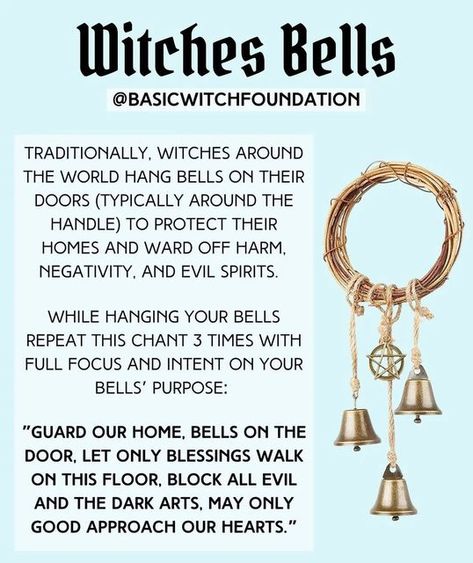 Witchy House, Witch Bells, Lily Tattoo Design, Wicca For Beginners, Tarot Magic, Wiccan Magic, Witch Spirituality, Wiccan Witch, Witch Diy