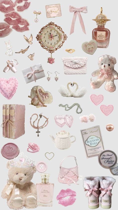 #coquette #coquetteaesthetic #doll #dollette #shuffles #aesthetic #pink #gold #silver #pretty #cute #bears Coquette Shuffle, Silver Stickers, Shuffles Aesthetic, Scrapbook Printing, 3d Stickers, Kpop Posters, Book Art Diy, Aesthetic Pink, Good Notes