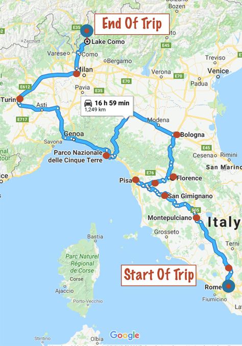 Italy-road-trip-map-itinerary-rome-florence-pisa-cinqueterre-bologna-turin-milan-lake-como Lac Como, Italy Road Trip, Italy Road, Italy Trip Planning, Road Trip Map, Arizona Road Trip, Aesthetic Places, Italy Itinerary, Us Road Trip