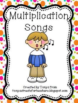 Use these songs to help your students learn their multiplication facts!  Songs are for factors of 2, 3, 4, 6, 7, 8, and 9 Multiplication Songs, Treats For Teachers, Multiplication Strategies, Teaching Math Strategies, Maths Games, Math Strategies, Studying Math, Teaching Phonics, Multiplication Facts