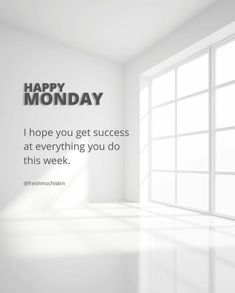 ✨Positive Vibes Always✨ Here Another Awesome New Week😉 “Happy Monday! Embrace the new week with open arms and a grateful heart. Remember, each day is a fresh start to chase your dreams and make them a reality.” #positivevibesonly💯 #mondaymotivations #mondaymorningmotivation #mondayquotes #mondayaffirmations #happymonday😊 #mondayvibes✌️#newweeknewstart #newweeknewgoals #newweekmotivation #newweekvibes Are you looking forward to this new week ? Happy Monday Quotes Positivity, Monday Business Quotes, Positive Week Quotes, New Week Quotes Motivation, Monday New Week Quotes, Happy New Week Quotes, New Month Motivation, Monthly Greetings, New Week Motivation