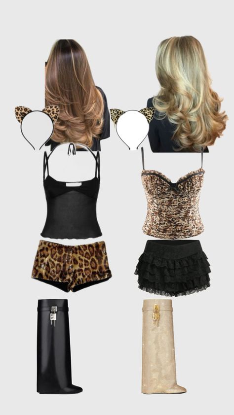 matching best friend leopard halloween costume outfit Leopard Halloween Costume, Leopard Halloween, Leopard Costume, Halloween Costume Outfits, Costume Outfits, Halloween Costume, Best Friend, Halloween Costumes, Best Friends