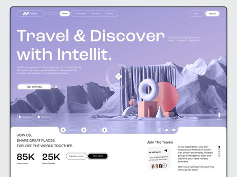 Travel Platform UI by Awsmd on Dribbble Pretty Web Design, Travel Website Design, Ui Design Dashboard, Location Plan, Ecommerce Web Design, Platform Design, Ux Design Inspiration, Webpage Design, Website Design Layout