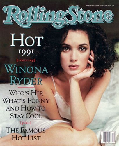 Winona Ryder photographed by Herb Ritts for Rolling Stone magazine, May 16, 1991. Rolling Stone Magazine Cover, Winona Forever, Rolling Stone Magazine, Rolling Stones Magazine, Vogue Covers, Winona Ryder, Rolling Stone, Vintage Magazines, Vintage Magazine