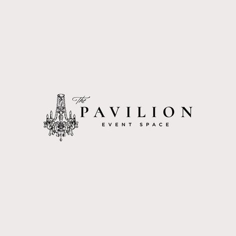 The Pavilion Event Space Logo Design by Calico Hill Creative Event Planner Logo Design, Patisserie Logo, Logo Design Event, Space Logo Design, Event Rental Business, French Logo, Desain Merek, Graphic Designer Studio, Event Planner Logo