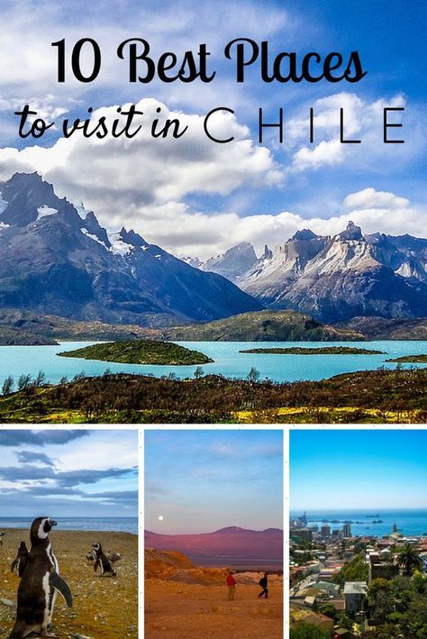 Use this list of 10 Best Places to Visit in Chile to plan your trip to this diverse country in South America - with personal tips and recommendations! Chile Itinerary, Marble Caves, Travel Chile, South America Travel Destinations, Latin America Travel, Backpacking South America, Atacama Desert, South America Destinations, Punta Arenas