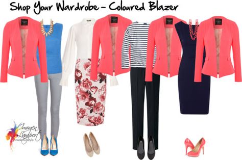 Coral Blazer Outfit, Coral Jacket, Coral Blazer, Budget Outfits, Blazer Outfit, Professional Wear, Wardrobe Tips, Jane Norman, Michael Antonio