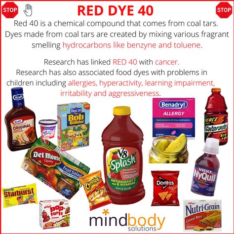 Red #40 dye Red Dye Food Swaps, Red Dye 40 Foods To Avoid, Foods That Have Red Dye 40, Healthy Red Dye Free Snacks, Red Dye Alternative, Toxic Food Additives, Drinks Without Red Dye 40, What Foods Have Red Dye 40, Harmful Food Dyes